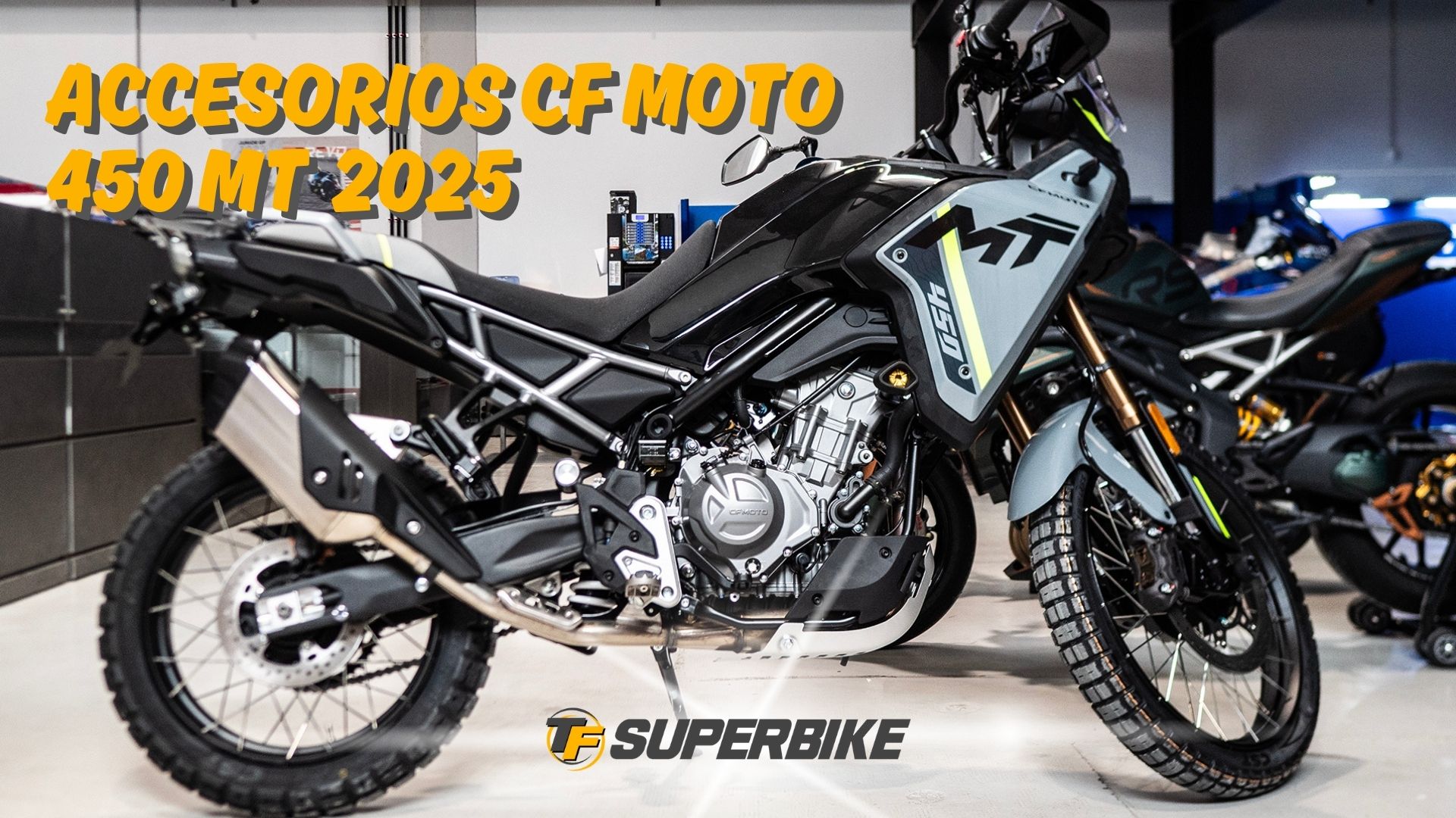 ¡De serie a SuperTrail! CF MOTO 450 MT con TF SUPERBIKE