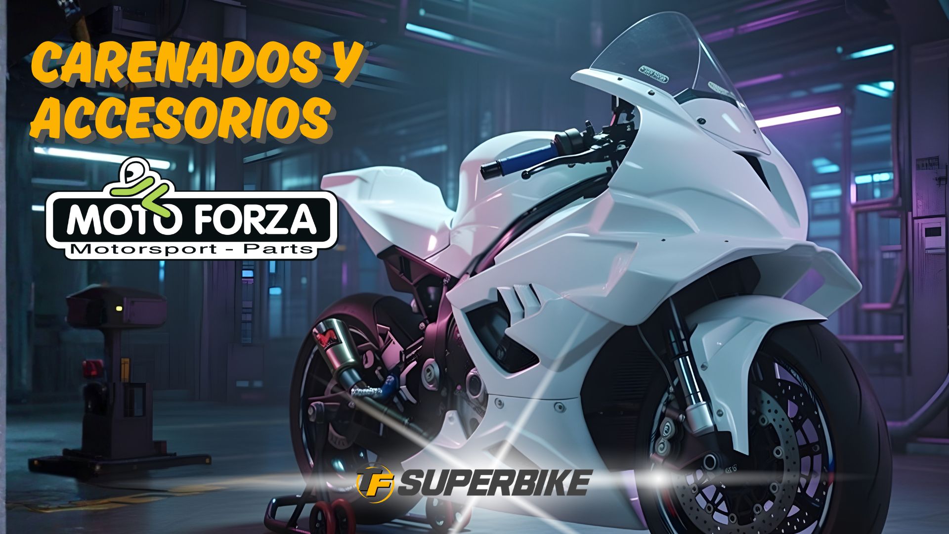 Carenados MOTOFORZA para motos de circuito, clásicas, naked y calle