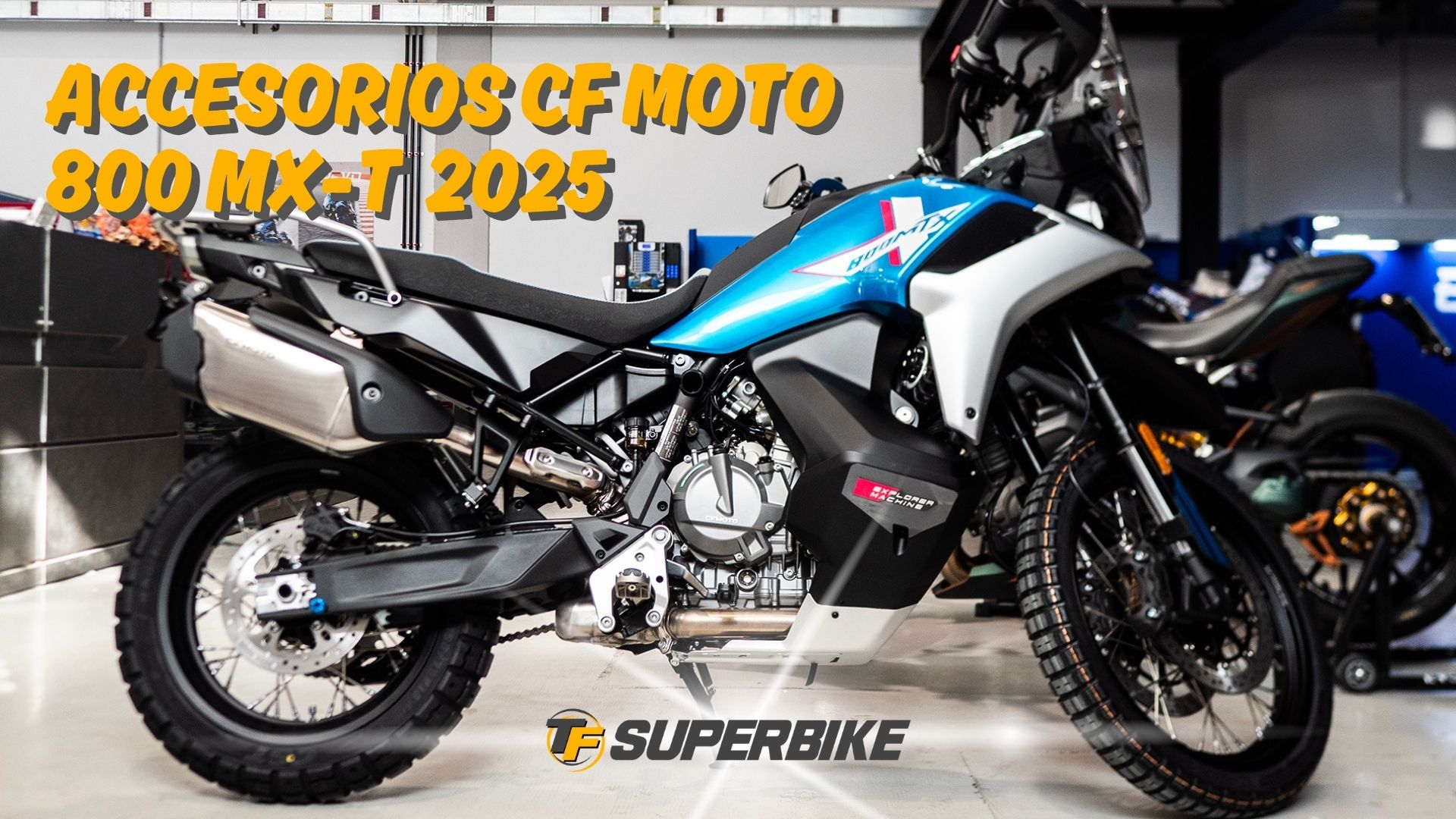 Accesorios TOP para la CFMOTO 800 MT-X, equipa tu aventura