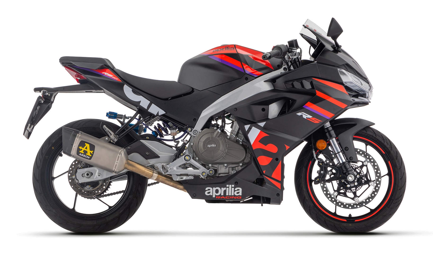 Accesorios EVOTECH y escapes ARROW para Aprilia RS 457