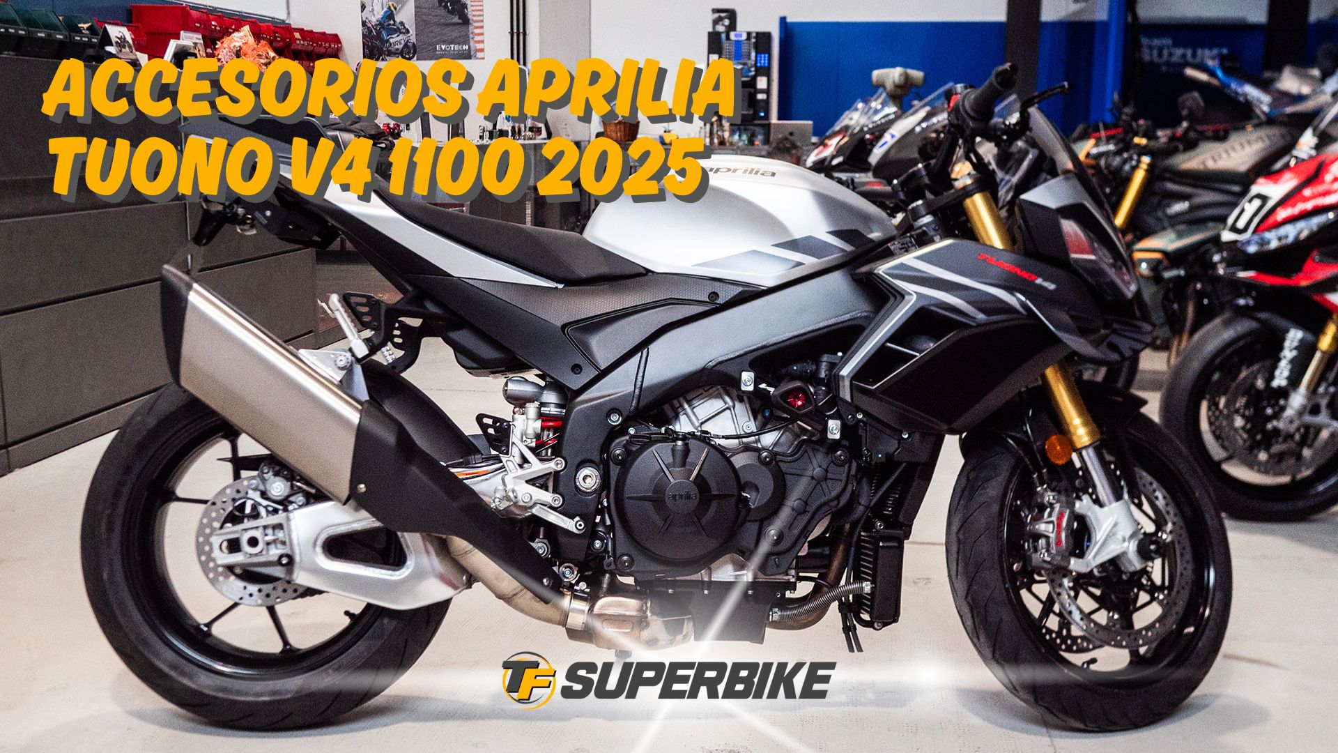 ¡La bestia se enciende! Accesorios TOP para tu Aprilia Tuono V4 1100 2025