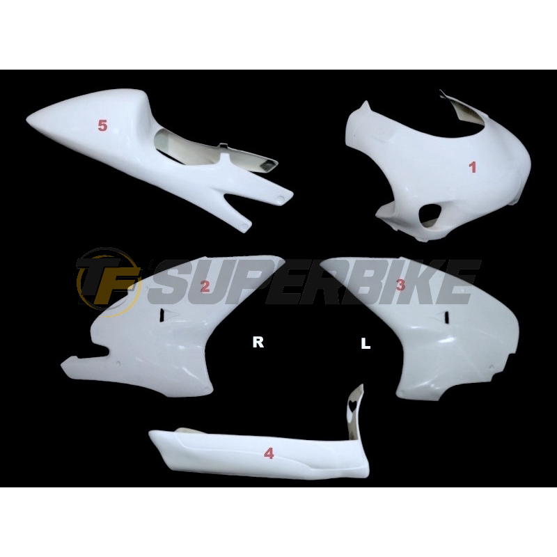 Carenado de fibra Aprilia RS 250 RS / SP 1998-2004 colín asiento original