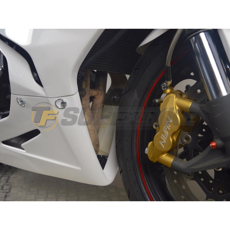 Carenado de fibra Triumph Daytona 675 2013-2017 quilla escape original