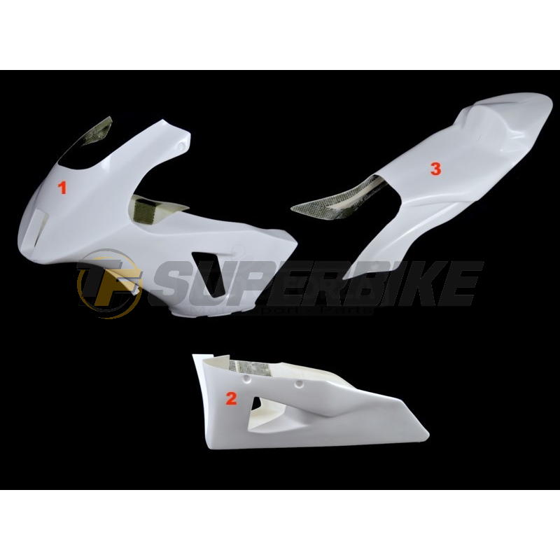 Carenado de fibra Moto2 V2 para transformaciones (ICP Caretta 2010-2012)