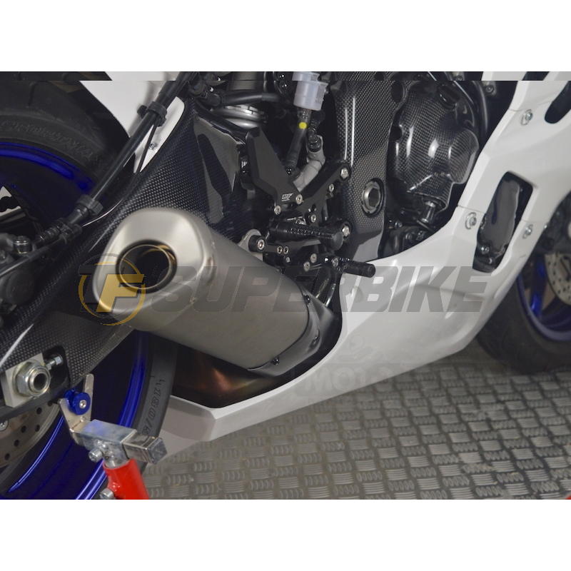 Carenado de fibra Yamaha R6 2017-2025 quilla escape original