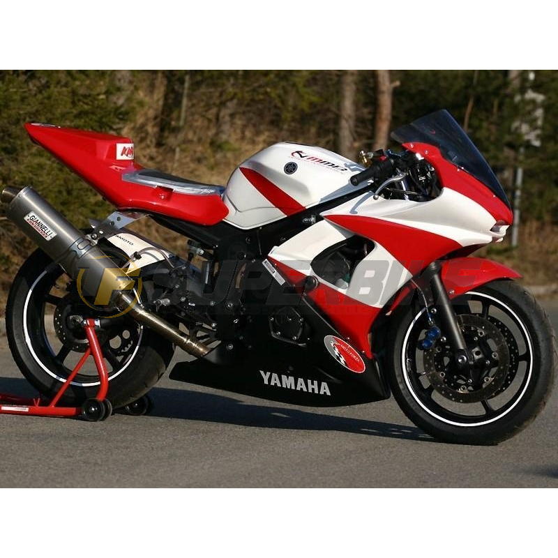 Carenado de fibra Yamaha R6 2003-2005 colín racing