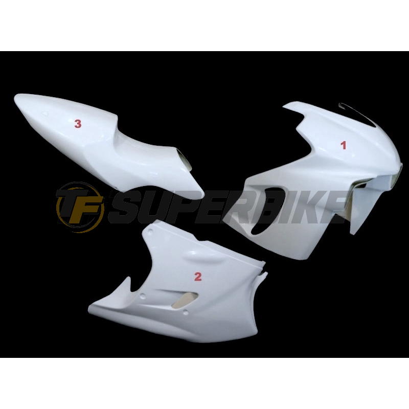 Carenado de fibra Honda CBR600F Sport 2001-2006