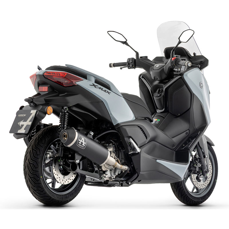 Kit escape racing Urban aluminio Dark con conector Yamaha X-Max 300 2025-2026