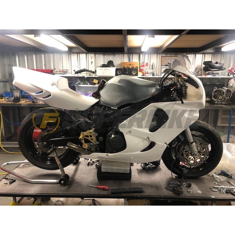 Carenado de fibra Honda CBR900RR 1996-1997 colín asiento original