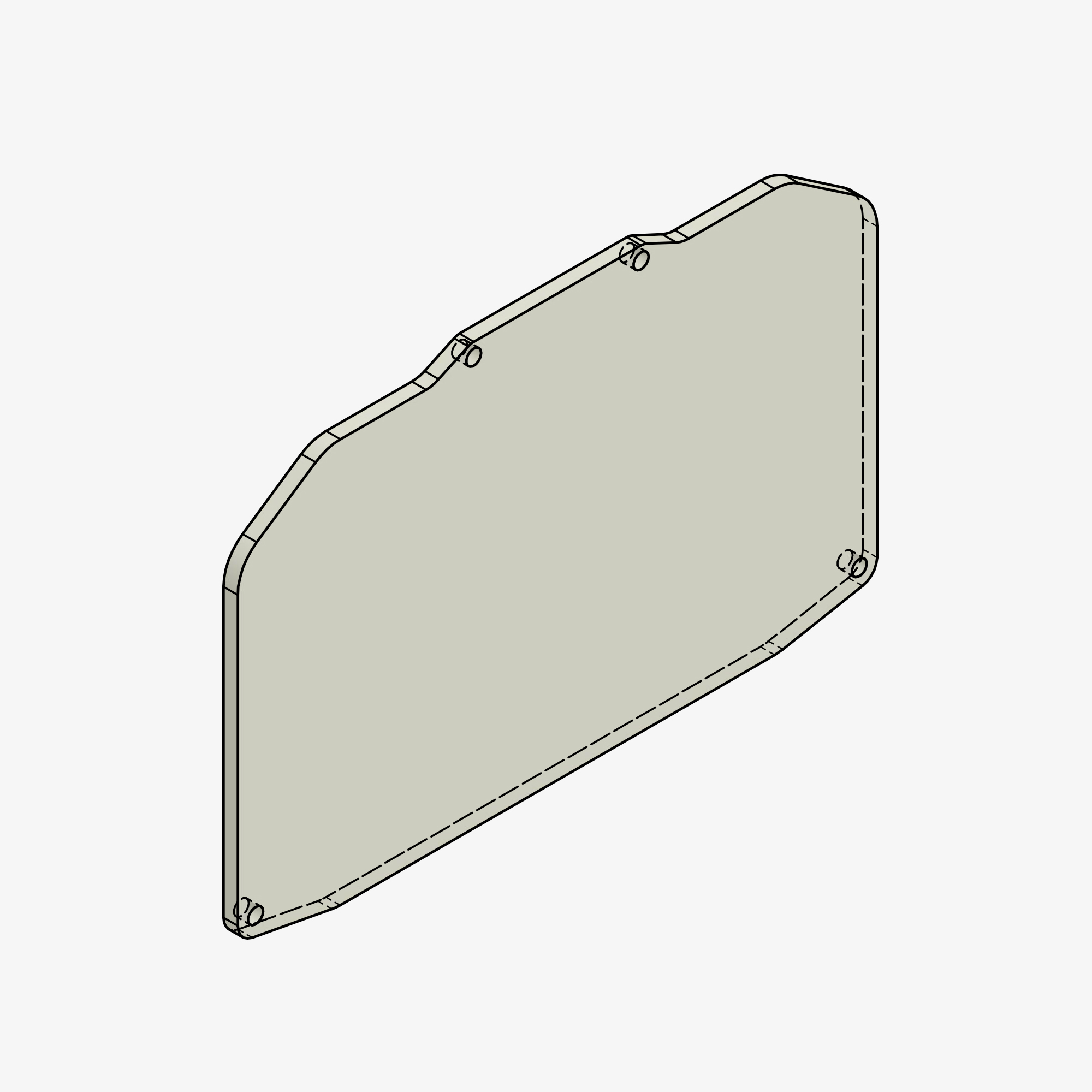 Metacrilato recambio para protector cuadro Aprilia RSV4 Factory/Tuono V4 21-23