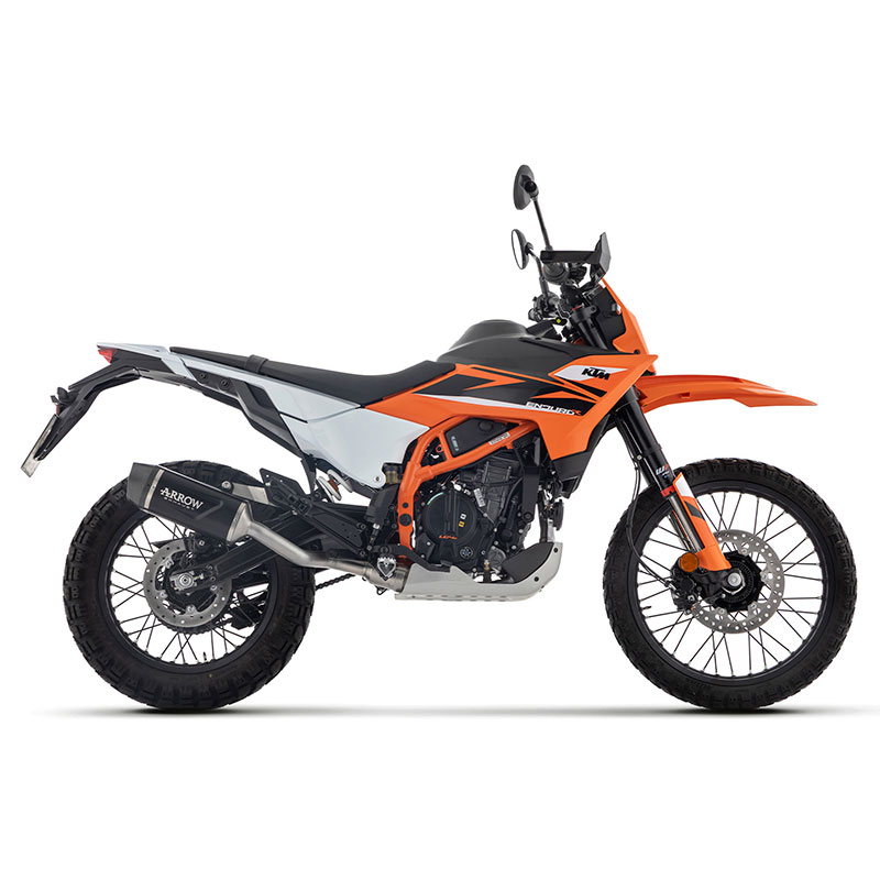 Escape Indy Race Evo aluminio Dark KTM 125 Enduro R / SMC R 2025-2026