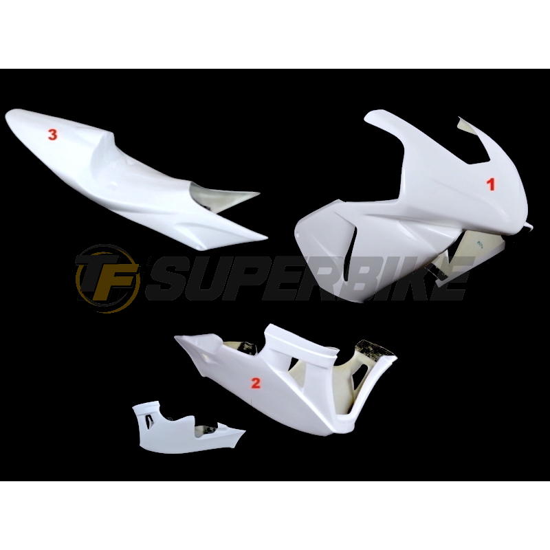 Carenado de fibra Honda CBR600RR 2003-2004 colín racing