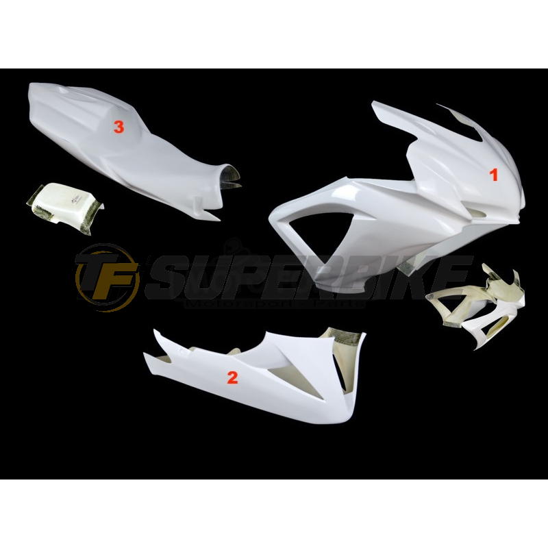 Carenado de fibra Suzuki GSX-R 600 / GSX-R 750 2008-2010 colín racing