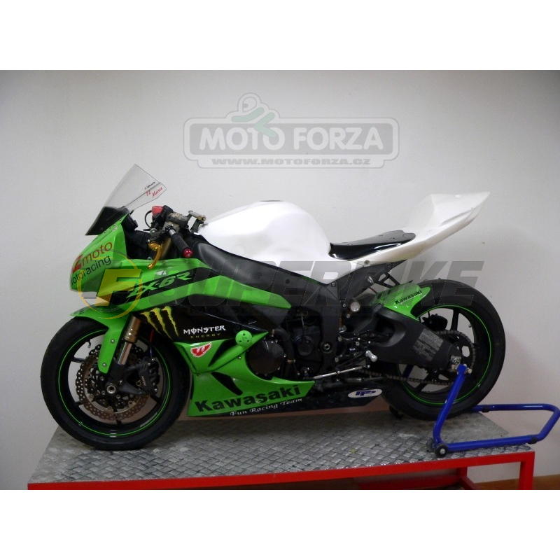 Carenado de fibra Kawasaki ZX-6R 2009-2017 v2 colín racing