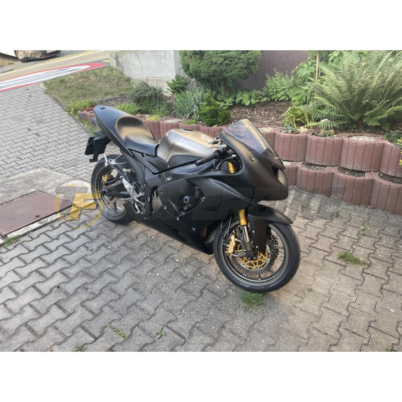 Carenado de fibra Kawasaki ZX-6R / RR / 636 / Ninja 2005-2006 colín racing