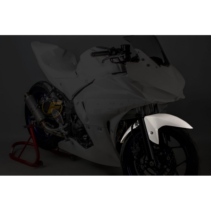 Guardabarros delantero fibra de vidrio Yamaha R3 2015-2018