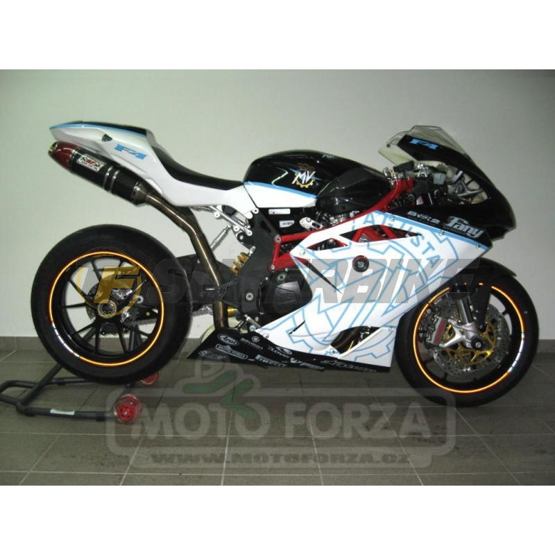 Carenado de fibra MV Agusta F4 MY1000 / F4 RR 2010-2019 colín racing