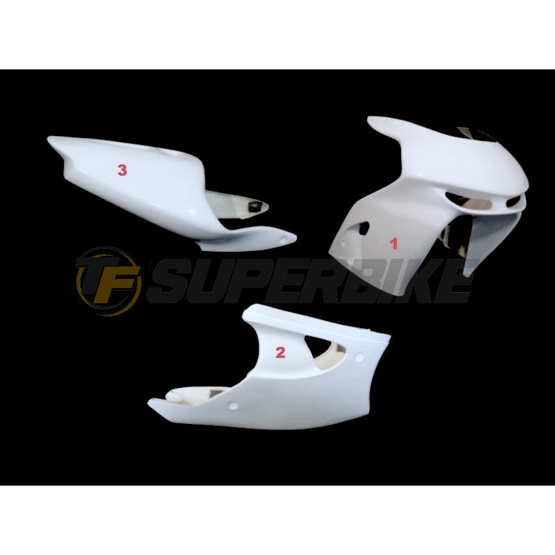 Carenado de fibra Kawasaki ZX-6R Ninja 1998-1999 colín asiento original