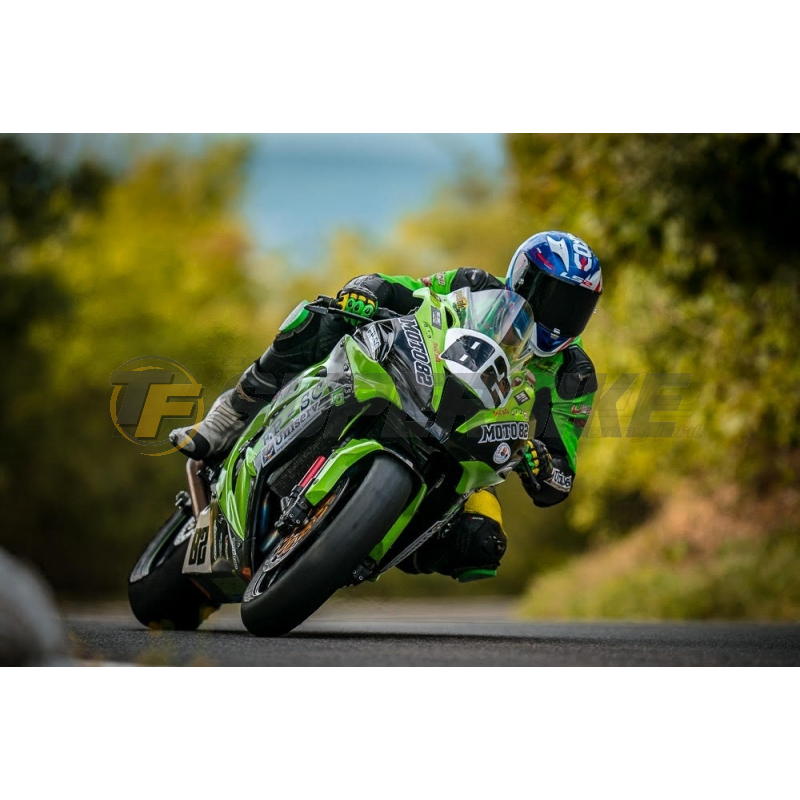 Carenado de fibra Kawasaki ZX-10R 2016-2020 5 piezas colín racing