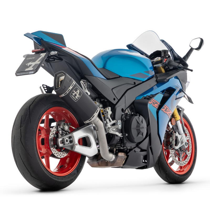 Escape Pista titanio Dark con colector titanio Aprilia RSV4 2025-