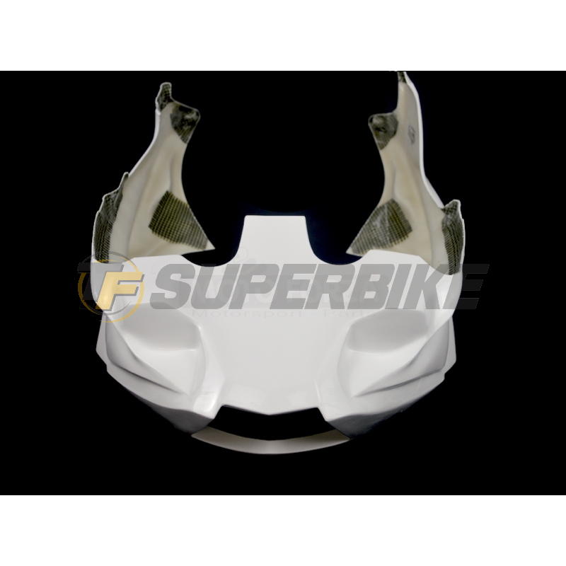 Carenado de fibra Yamaha R6 2017-2025 paso rueda negro