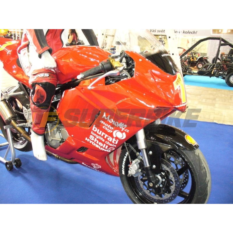 Carenado de fibra Hyosung GT 650 2004-2012 colín racing
