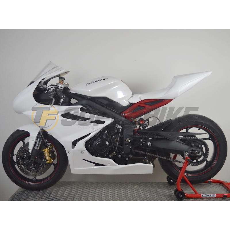 Carenado de fibra Triumph Daytona 675 2013-2017 quilla escape original