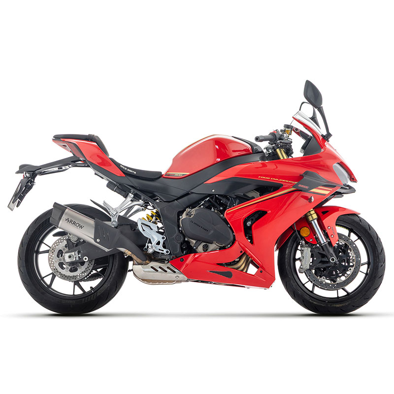 Escape Indy Race Evo titanio QJ Motor SRK800RR E5 2025