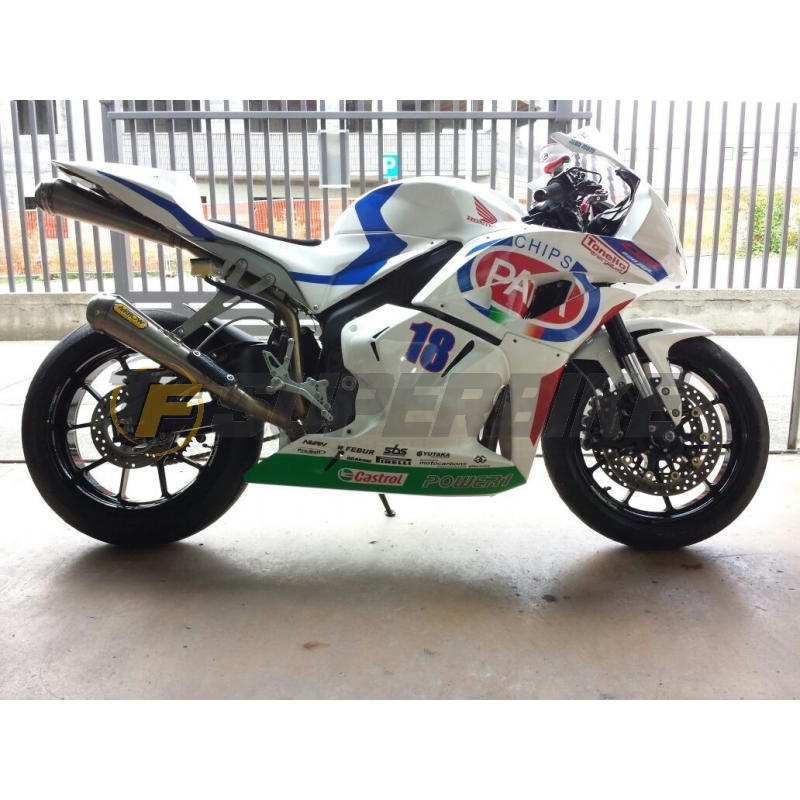 Carenado de fibra Honda CBR600RR 2009-2012 v2 colín racing