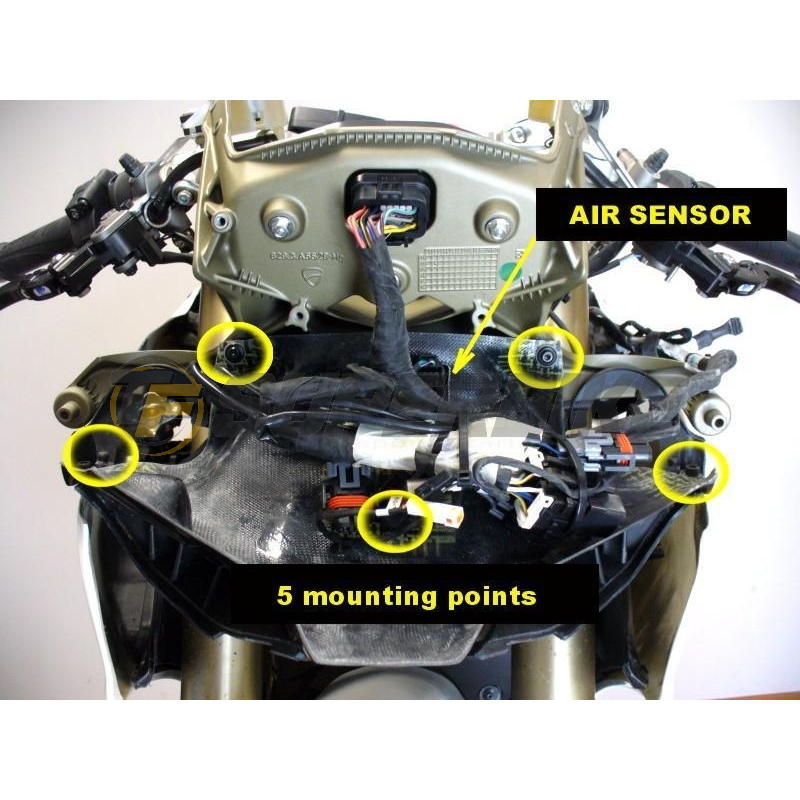 Carenado de fibra Ducati Panigale 899 / 1199 asiento original