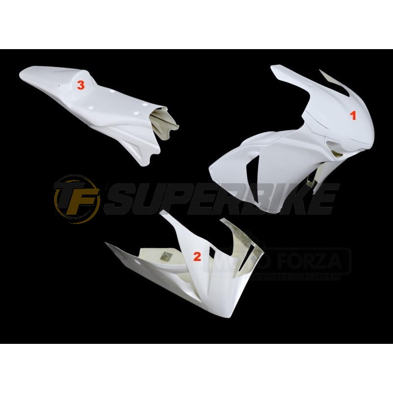 Carenado de fibra Honda CBR1000RR 2008-2011 V2 colín racing