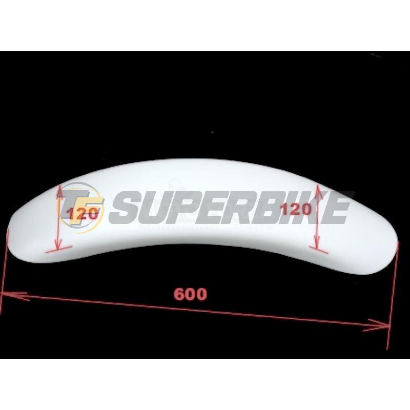 Guardabarros trasero fibra vidrio Motocross universal clásicas v2