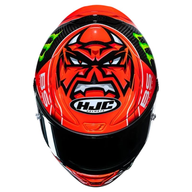 Casco HJC RPHA 1 V2 Carbon Quartararo Réplica MC1