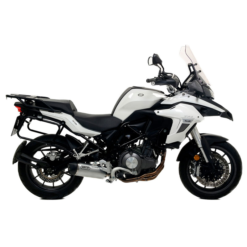 Escape Race-Tech aluminio fondo carbono para Benelli TRK 502 2017-2020