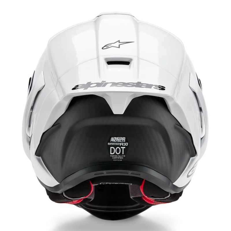Casco Alpinestars Supertech R10 Solid blanco brillo