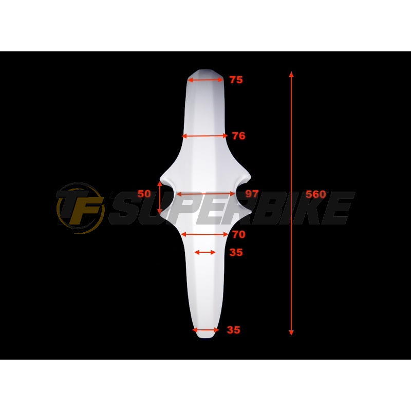 Guardabarros delantero Rickman Metisse 250 / 350 1968