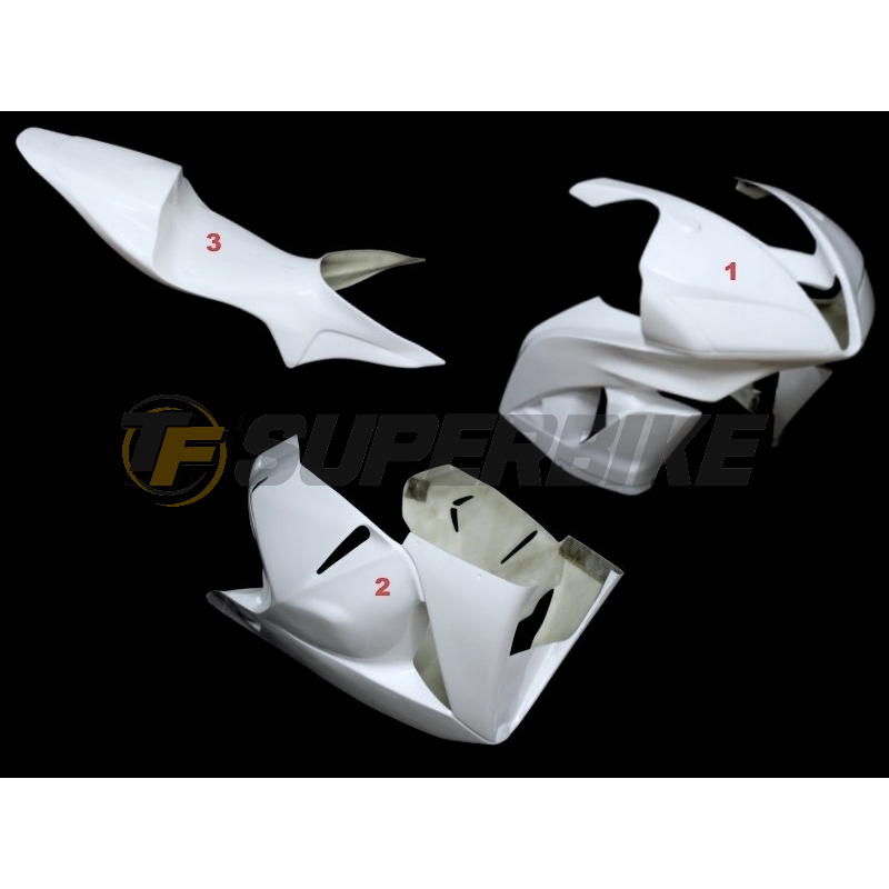 Carenado de fibra Honda CBR600RR 2009-2012 v2 colín racing