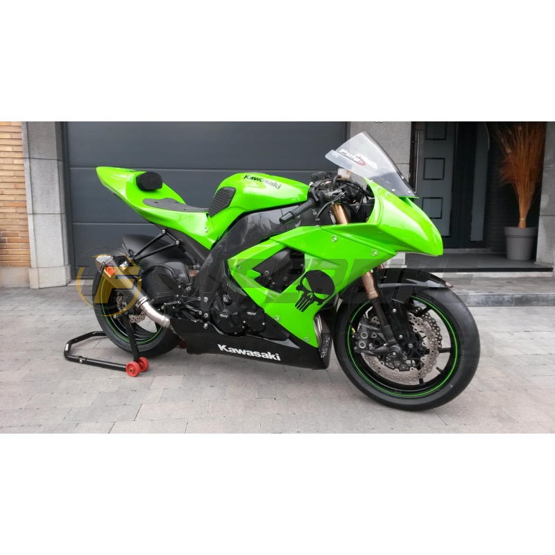 Carenado de fibra Kawasaki ZX-10R 2008-2010 colín racing