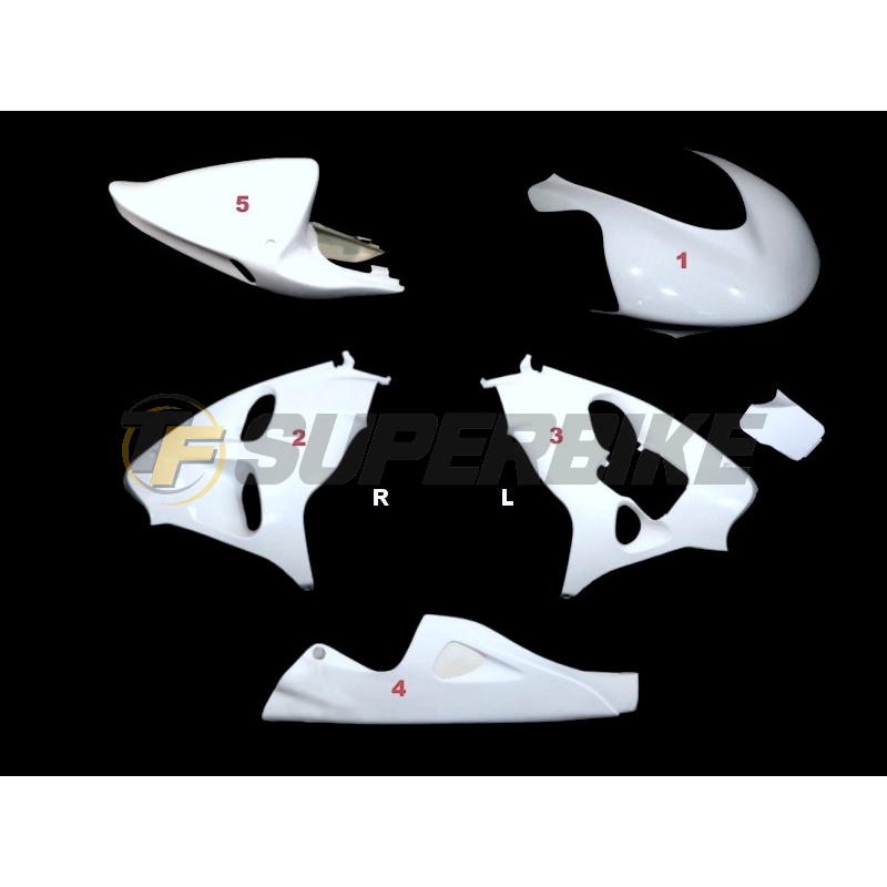 Carenado de fibra Suzuki TL1000R 1998-2002 colín asiento original