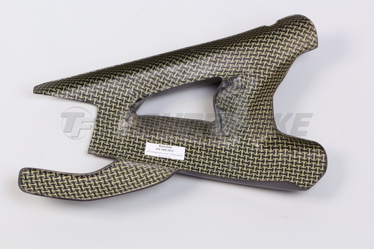 Protector basculante lado izquierdo+chain guard fibra de carbono Kawasaki ZX-10R 2016-2020