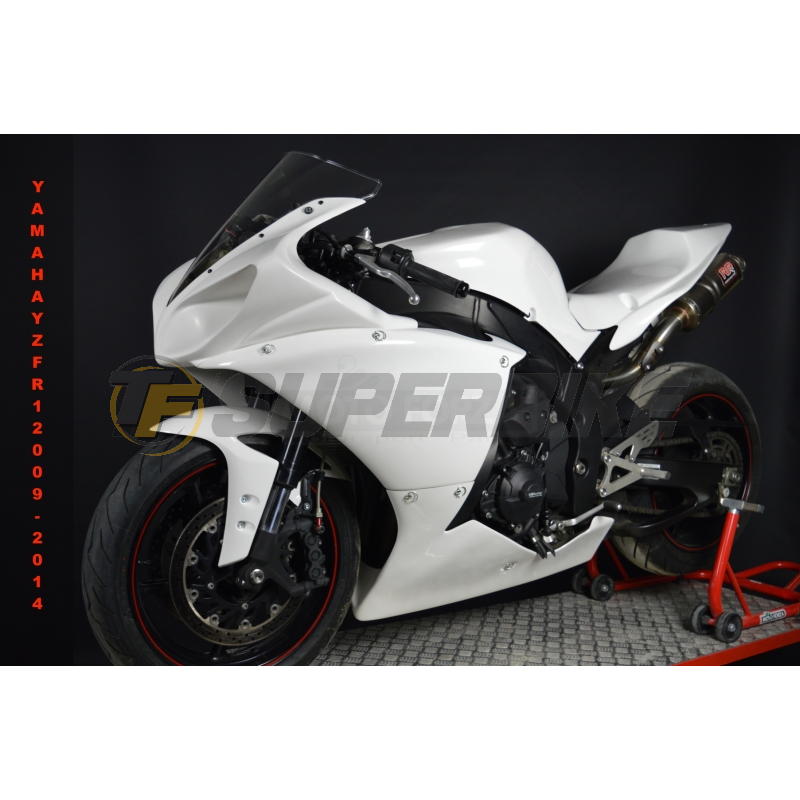 Carenado de fibra Yamaha R1 2009-2014 colín racing
