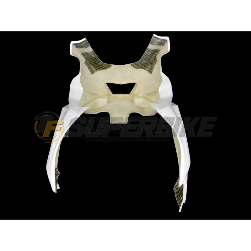 Carenado de fibra Yamaha R6 2017-2025 paso rueda negro