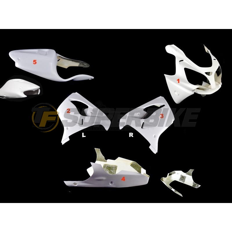 Carenado de fibra Street Kawasaki ZX-9R 2000-2001