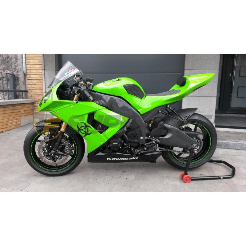 Carenado de fibra Kawasaki ZX-10R 2008-2010 colín racing