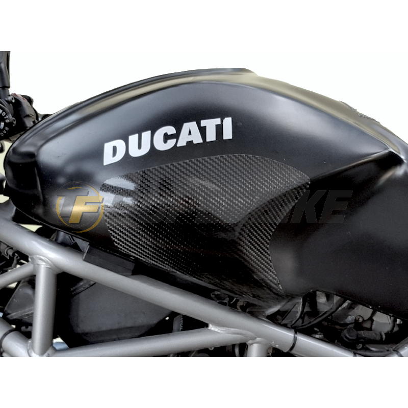 Protectores depósito fibra carbono Ducati Monster 2001-2007