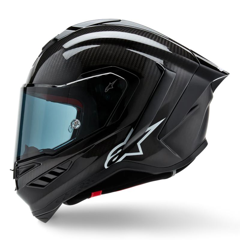 Casco Alpinestars Supertech R10 Solid Black Carbon