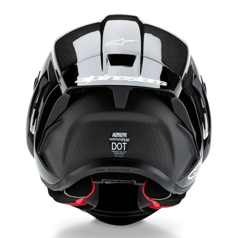 Casco Alpinestars Supertech R10 Solid Black Carbon