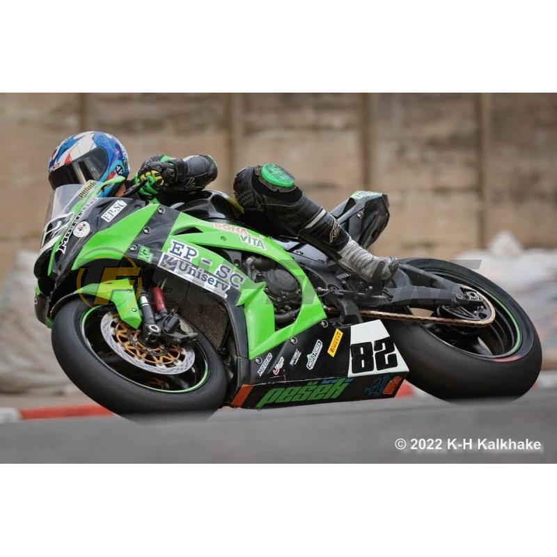 Carenado de fibra Kawasaki ZX-10R 2016-2020 5 piezas colín racing