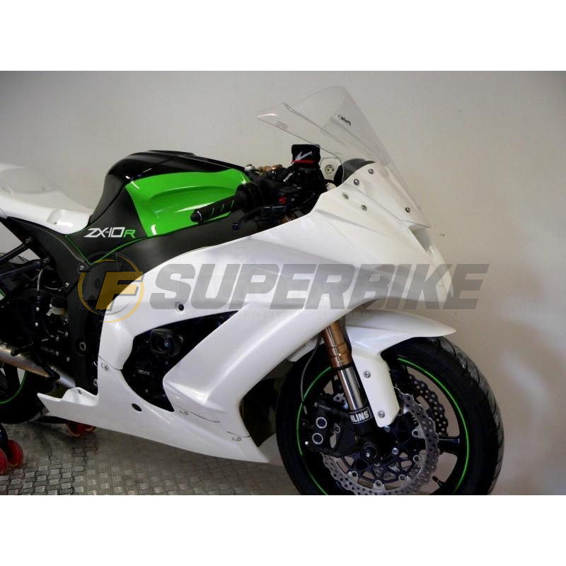 Carenado de fibra Kawasaki ZX-10R 2011-2015 3 piezas colín racing