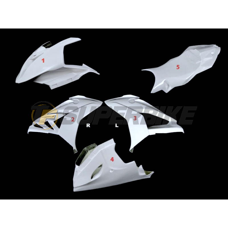 Carenado de fibra BMW S1000RR 2015-2018 colín racing